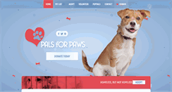 Desktop Screenshot of palsforpawsinc.com