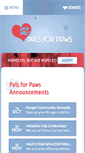 Mobile Screenshot of palsforpawsinc.com